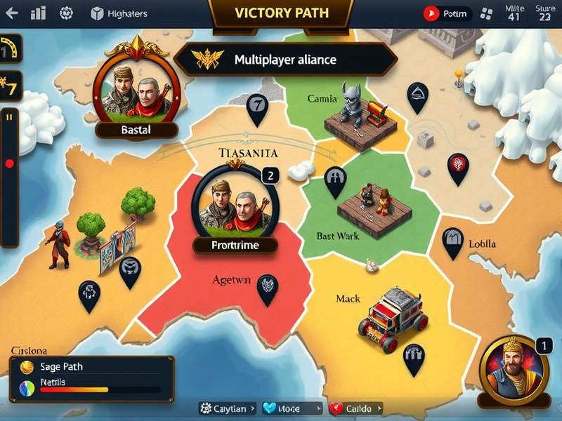 Victory Path multiplayer alliance interface